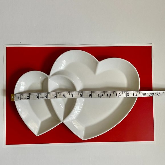 Heart shaped serving plate - Picture 3 of 5